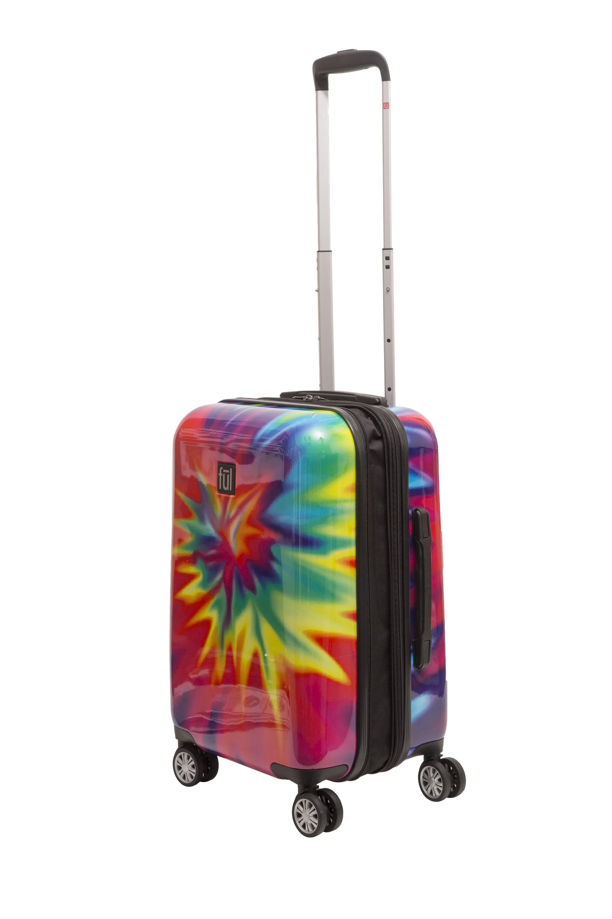 Carry Dye Suitcase Tie On Tie-Dye Rainbow Swirl with Inch Luggage, 22 Wheels, Hardshell Rolling
