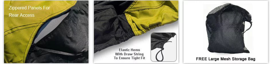 Jet - Bag Ski Storage Trailerable from SUV1200 Protects Color - Black 2000-2003 UV Cover And And Sun, / climate Includes Trailer - YAMAHA Rain, For Rays, - All Straps More! Weatherproof YELLOW
