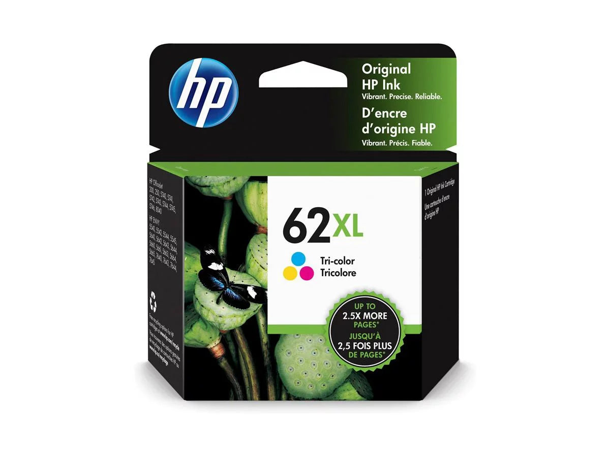 Ink Combo 62XL Color & Ink Cartridge Black HP