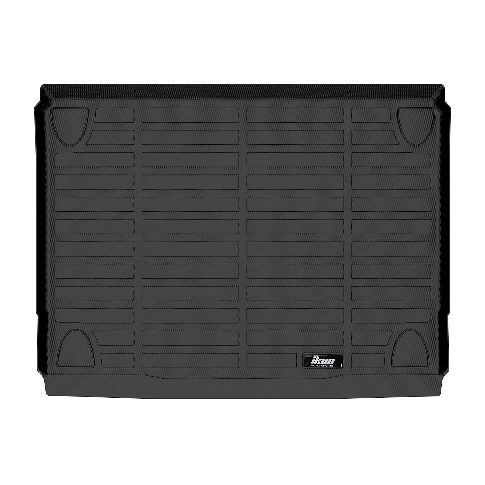 4-Door, Mat Boot Rear Trunk Pad All With Cover Ikon Liner Molded Compatible Car Motorsports 3D Bronco 2021-2023 Cargo climate Protector Black TPE Auto