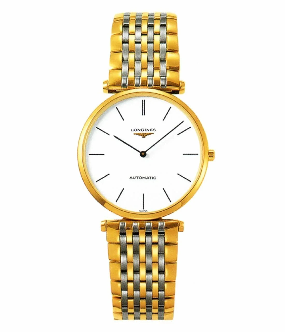 Back La Grande Men's Automatic Watch Claasique Case Transparent Longines dimension Smaller