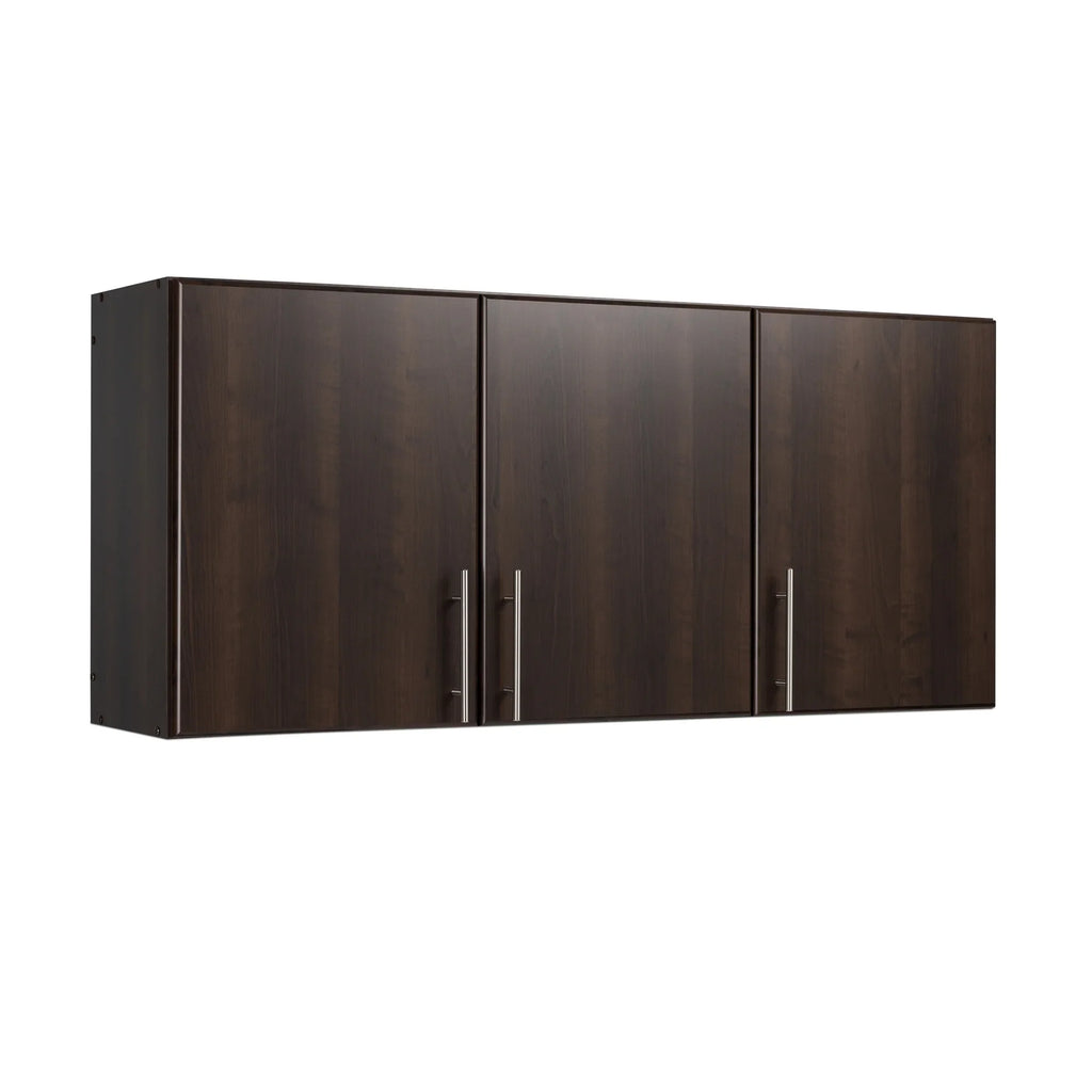 12"D, Prepac Cabinet Versatile Elite 3-Door, 24"H Prepac, Espresso x Tall by EEW-5424, Wall Cabinet, x Wall Garage 54"W Adjustable