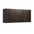 12"D, Prepac Cabinet Versatile Elite 3-Door, 24"H Prepac, Espresso x Tall by EEW-5424, Wall Cabinet, x Wall Garage 54"W Adjustable