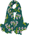 Neck Decoration Shawl Scarf Flowers Women Wrap Scarves Long Hyjoy Silk for Lightweight Girls Beautiful