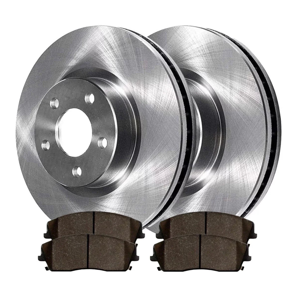 AWD Chrysler RWD V6 2005-2008 Brake Replacement Charger for Front Driver Rotors Performance Magnum and Passenger 300 AutoShack 2005-2013 Kit Dodge and Ceramic 2006-2013 Side 2009-2013 Pads Challenger