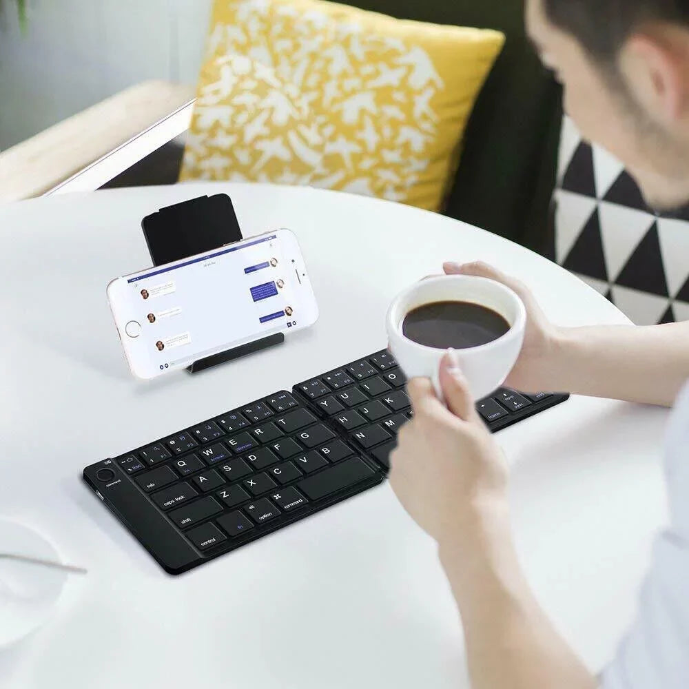 iPad Android Keyboard PC Phones iPhone Foldable Tablet Universal Bluetooth for Wireless Keyboard Mac Mini