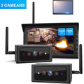 RV Monitor 7" Solar Backup Camera for with Auto-Vox 2 Trucks, for View Rear Cameras, Camera Trailer Systems Reverse Wireless