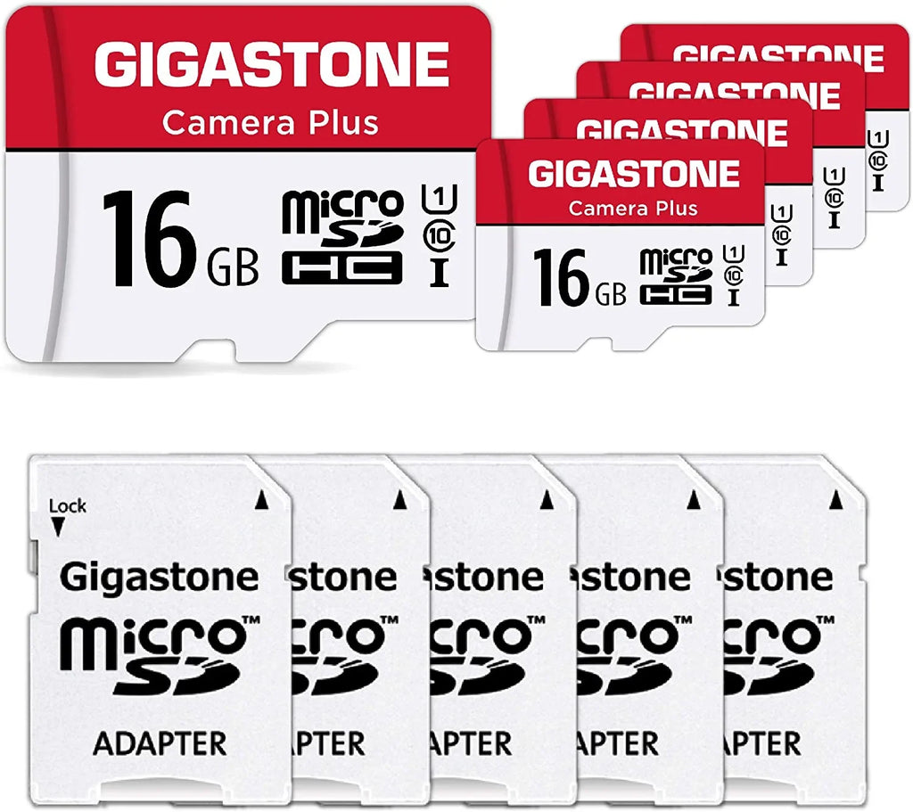 HD Full Camera Plus, for Video Camera, , [Giga] 5-Pack ro 16GB Cam, Wyze roSDHC SD Memory Security