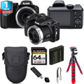 '- Kit AZ421 Camera + 1 Kodak Warranty PIXPRO + Digital Yr 64GB Tripod (Black)