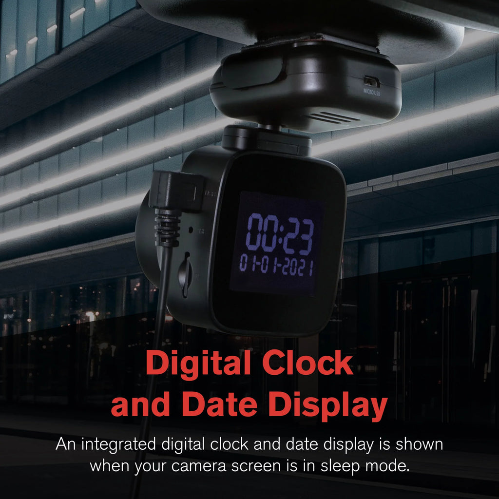 Wide App, Recording with 2.4" LCD with YADA Record Park Degree 1080p Loop Mode, G-Sensor Lense, Roadcam Angle 140 and Screen, Technology