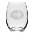 Swing Wine oz. 15 Etched Stemless Deep Jaguar Glass