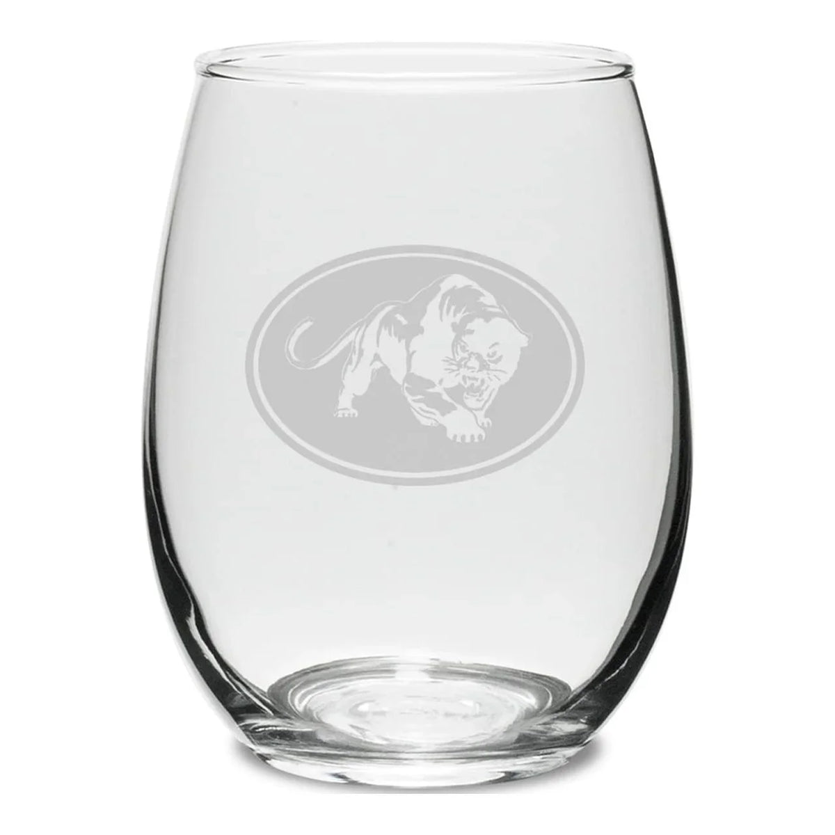 Swing Wine oz. 15 Etched Stemless Deep Jaguar Glass