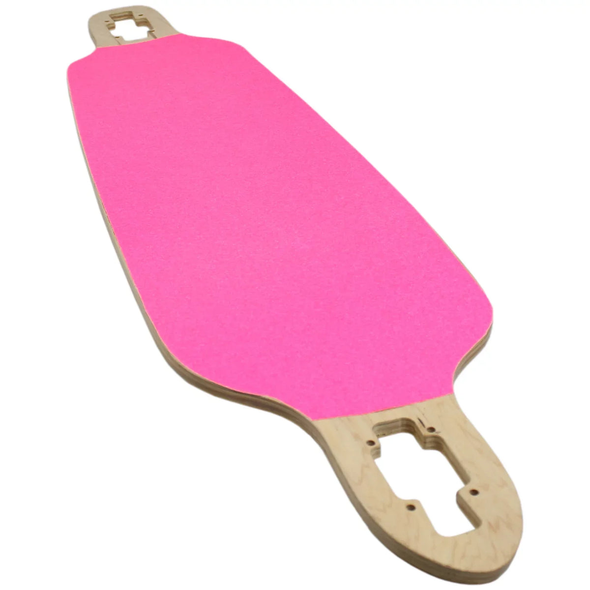 Neon Longboard x Diamond and 60' Black 10" Grip Skateboard Roll Pink