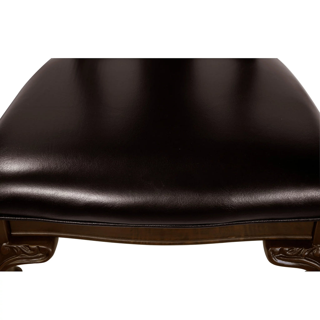 2 Brown IDF-3319W-SC Chair- Woden - America Pack Of Cherry Furniture Side