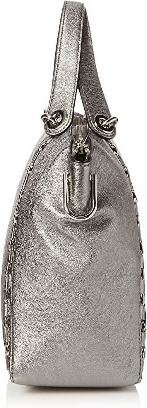 Womens Kors Grey Sadie (Light Michael Pewter) Satchel