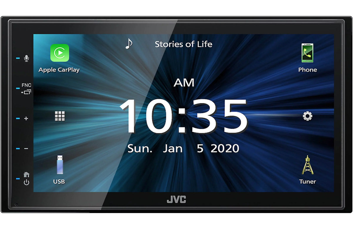Rearview Magnet fixed KW-M56BT Camera Digital Phone w/ JVC Touchscreen & Receiver Monitor+Absolute Multimedia 6.75" CAM880 Holder