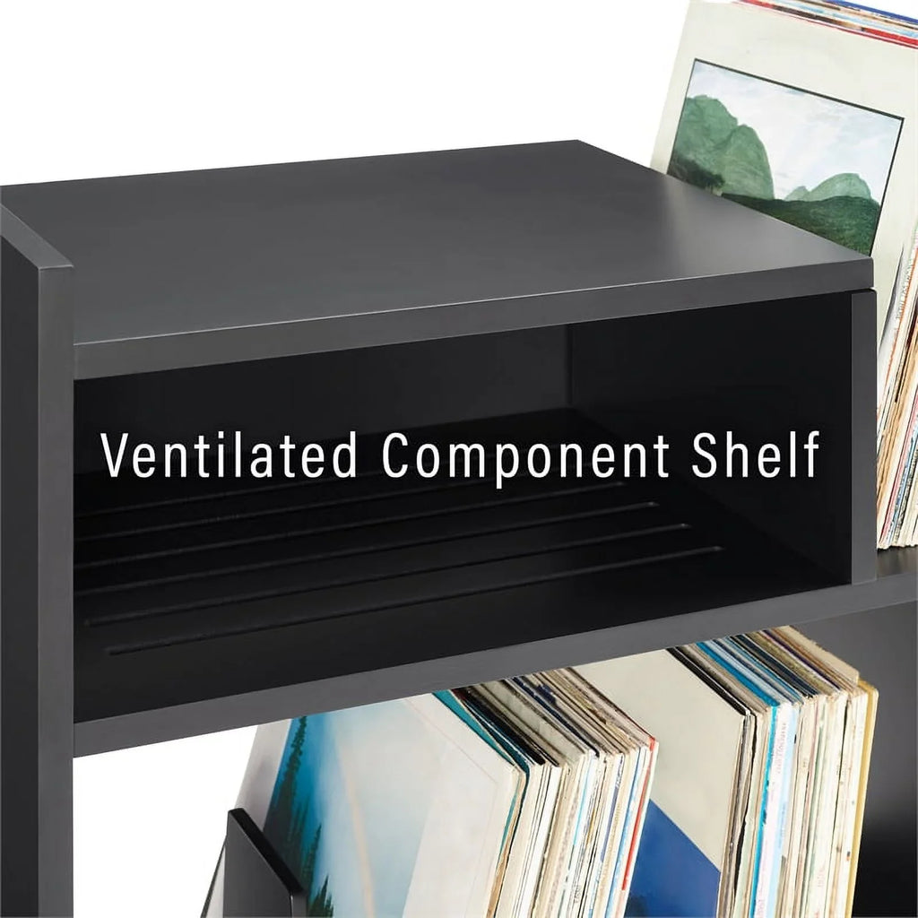 Center, Media Storage Portland Vinyl Console Crosley and Furniture Tv Entertainment Stand Record
