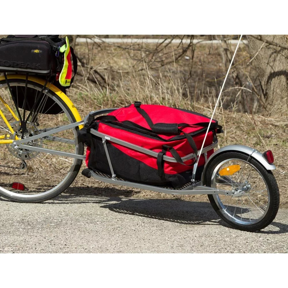 Wheel Single with exterior Elevate Cargo Pull-Behind Trailer Bicycle BCT-8002 Cargo Bag