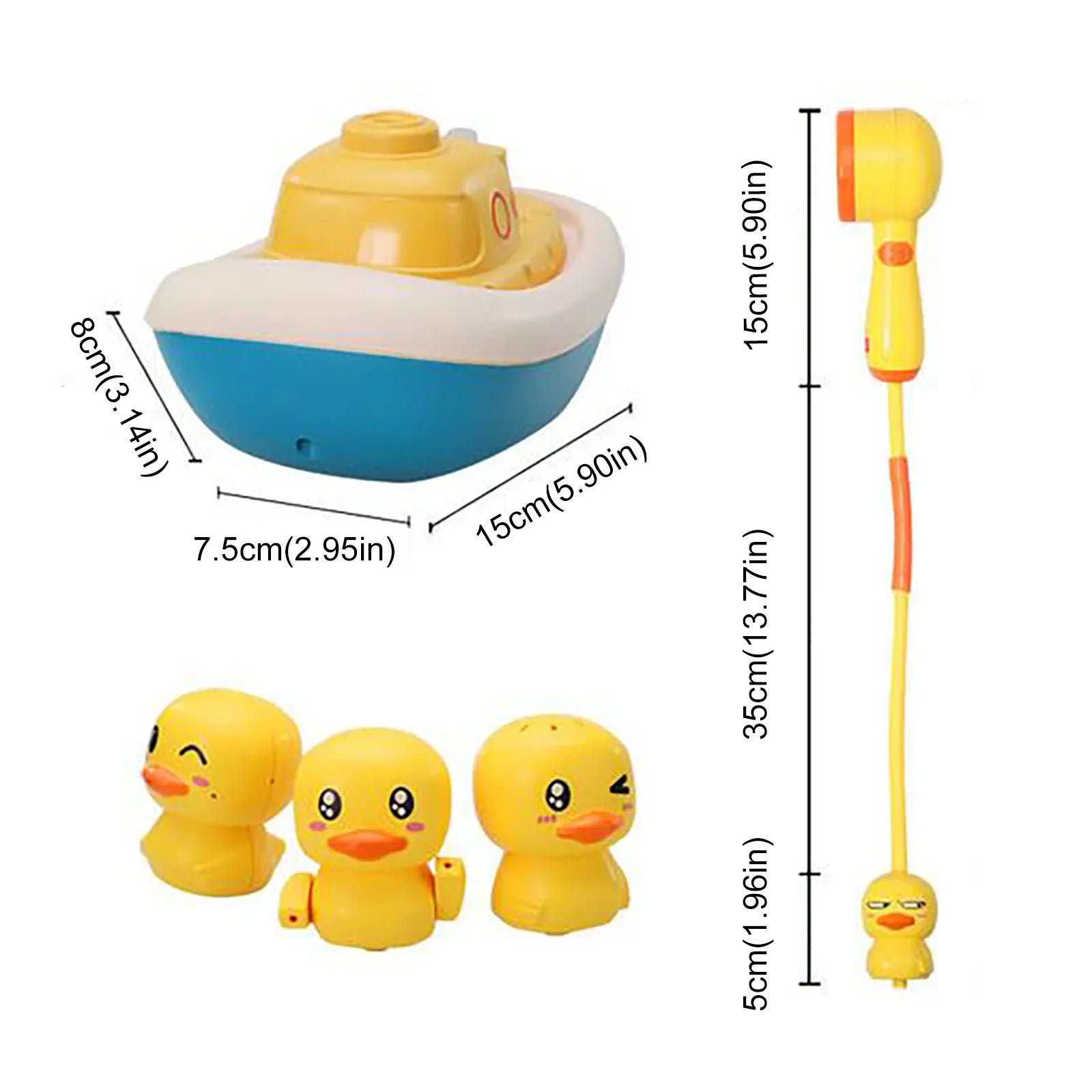 Shower Electric Ship TOys, TOys, of Spray 3 Ducks Kinds YHAIOGS Revolving liquid Baby