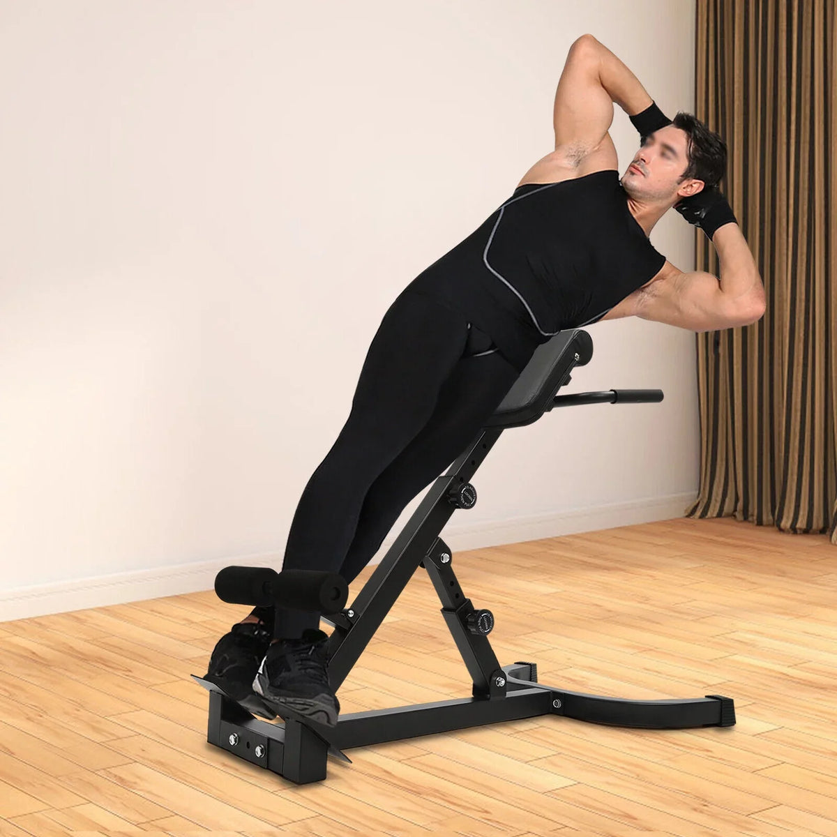Back Back Extension Machine Chair Bench Adjustable Roman Hyperextension ZhdnBhnos Trainer