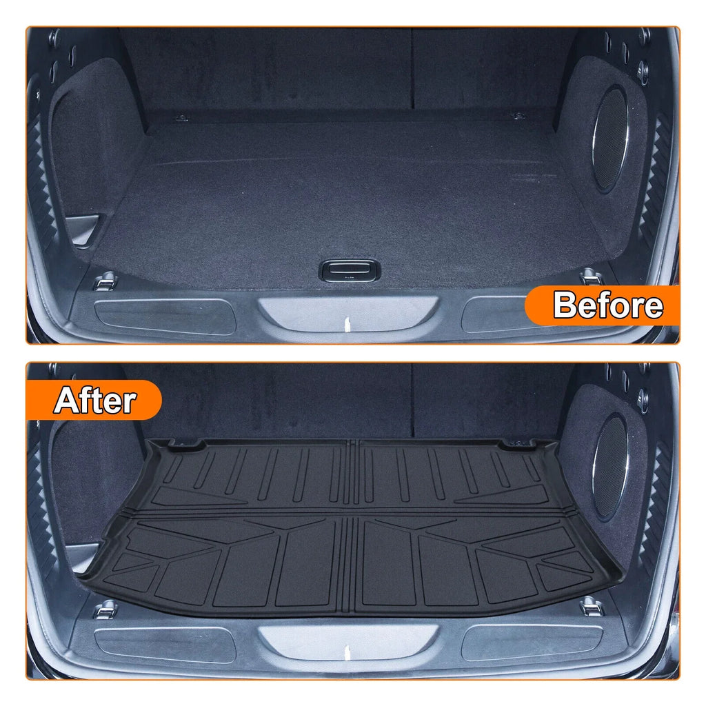 Custom Rubber 2011-2022 Liner Cargo Floor Rear Protector Mat TPE Fit climate Black Car Carpet Grand Trunk All Cherokee Cargo Jeep