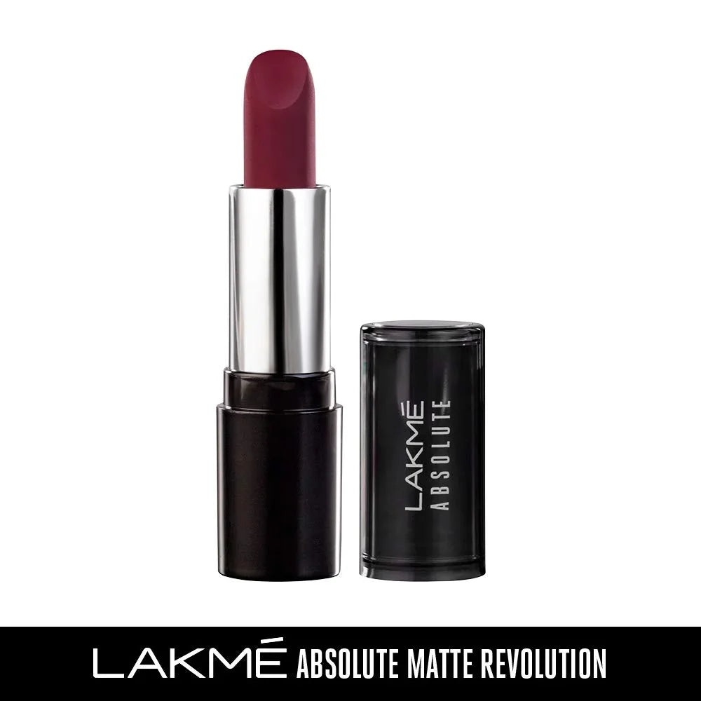 Absolute Blast, 502 3.5 Lakme Revolution Lip Color, Burgundy Matte g