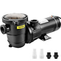 Single Pool 5280GPH Happybuy 1100W Speed Above Ground Strainer Max. Pump, Basket, Flow, Certification of for Swimming 1.5HP Pool 115V, w/ Pumps ETL