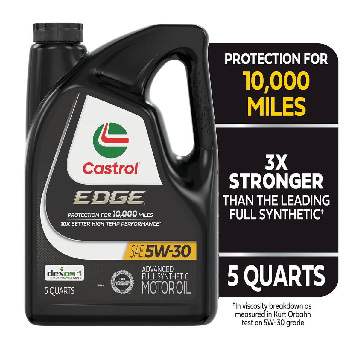Castrol 5 Motor EDGE 5W-30 Full Advanced Oil, Synthetic Quarts
