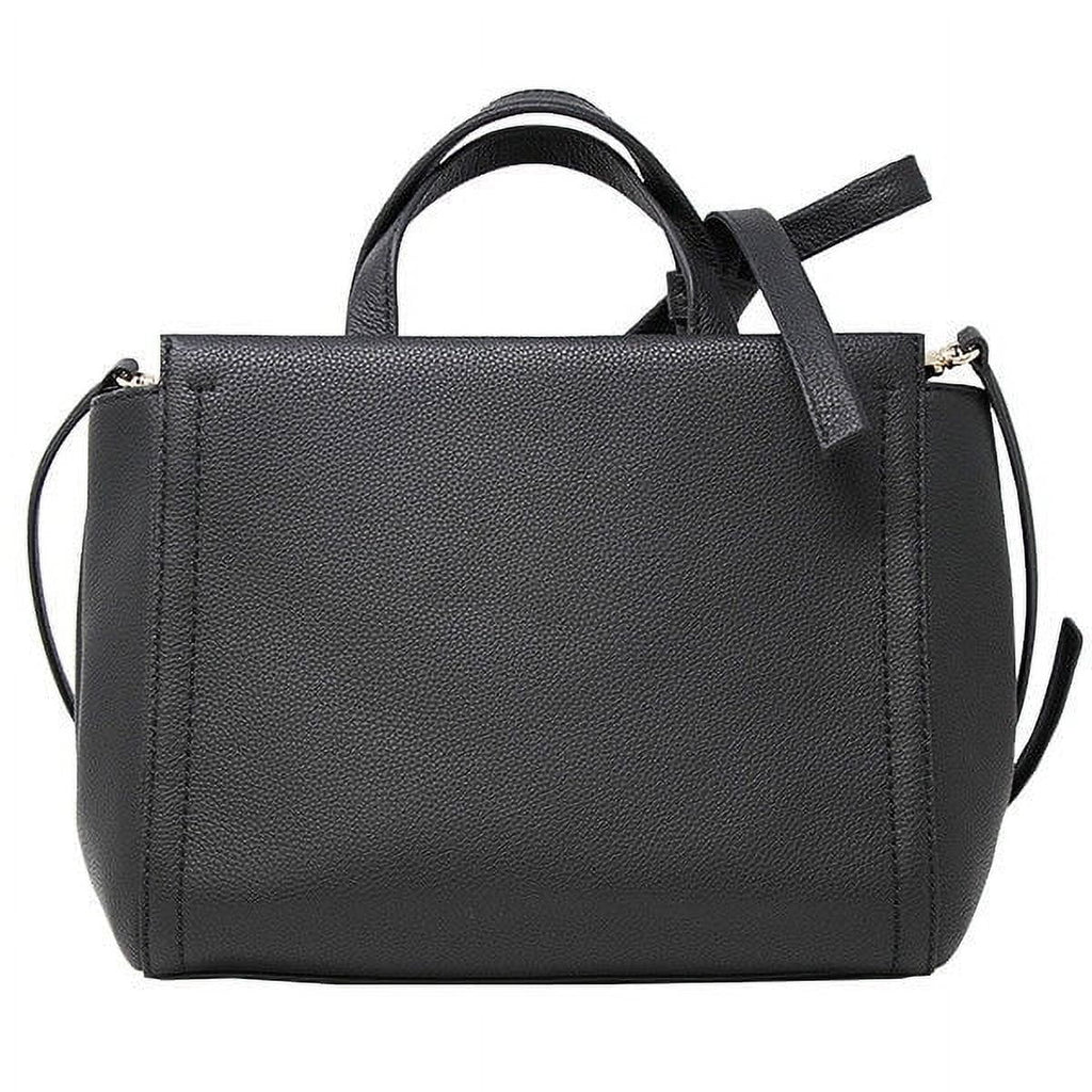 Black Leather Kate Handbag Bag Spade Lowell Lane (Wkru5161) Cordelia