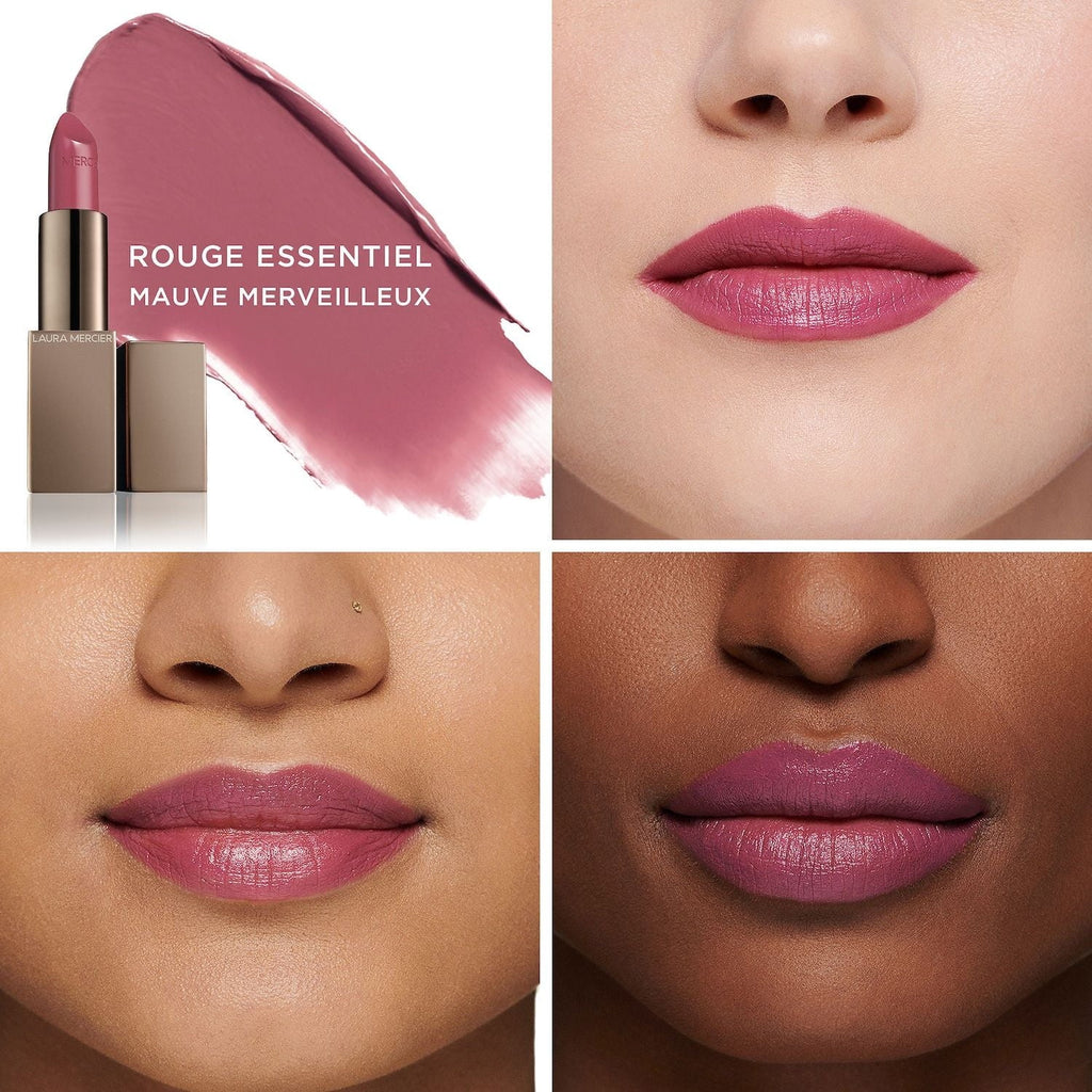 '- Mercier Lipstick Laura Essentiel Rouge Cream Merveilleux mauve Mauve - Silky