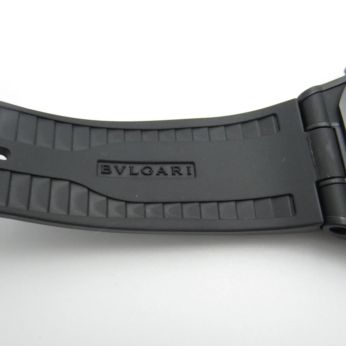 Black DG42SMCCH watch Magnesium (Good) Watch Pre-Owned belt Chrono BVLGARI Mechanical Wrist Rubber Watch Diagono Automatic Wrist DG42SMCCH mag