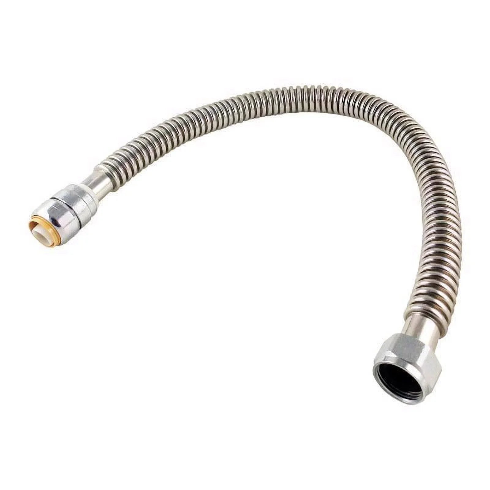 24 X liquid 1 in. Softener in. FIP in. Push 3/4 Stainless D SharkBite Hose Steel