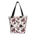 Red Capacity Handbags Tote Bag Bag Lukts Roses Retro Women'S Shopping Black Bag,Shoulder Large Hobos