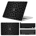 2017 (A2338 pro 13 and MacBook Protectors,Laptop GABraden Print） M1 inch Keyboard 2018 Touch with Pack 2016 Leopard Shell（Black Hard Compatible /A2159/A2251/A2289/A1989/A1706)with 2 2019 Case,2020 ID