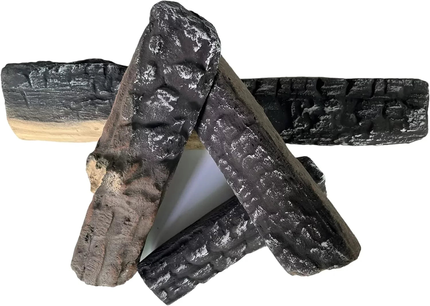 Fire Pits & in Logs. Fireplace of Logs Fireplaces Gas Use Wood Gas Ceramic Set Logs 4pcs