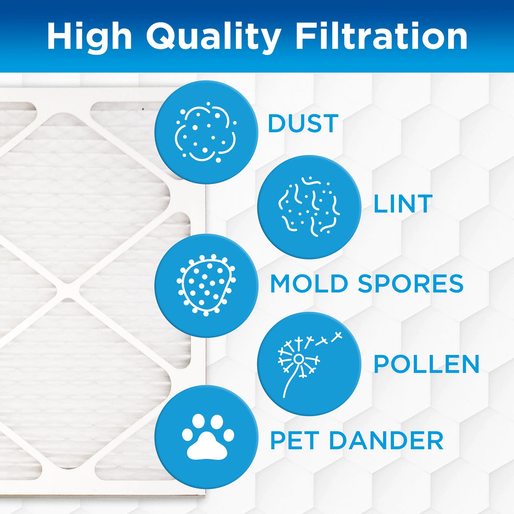 20 Pleated Air 12 Furnace 1 x Guardian (4-Pack) Filters Germ AC x MERV 25 HVAC