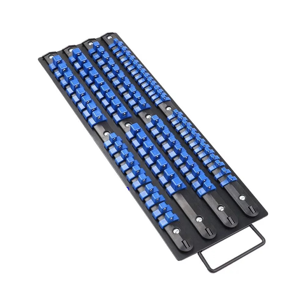 80 Organize Socket Storage Holder Wrench Sliding HEMOTON Rack Industrial Mountable ABS Rail Socket