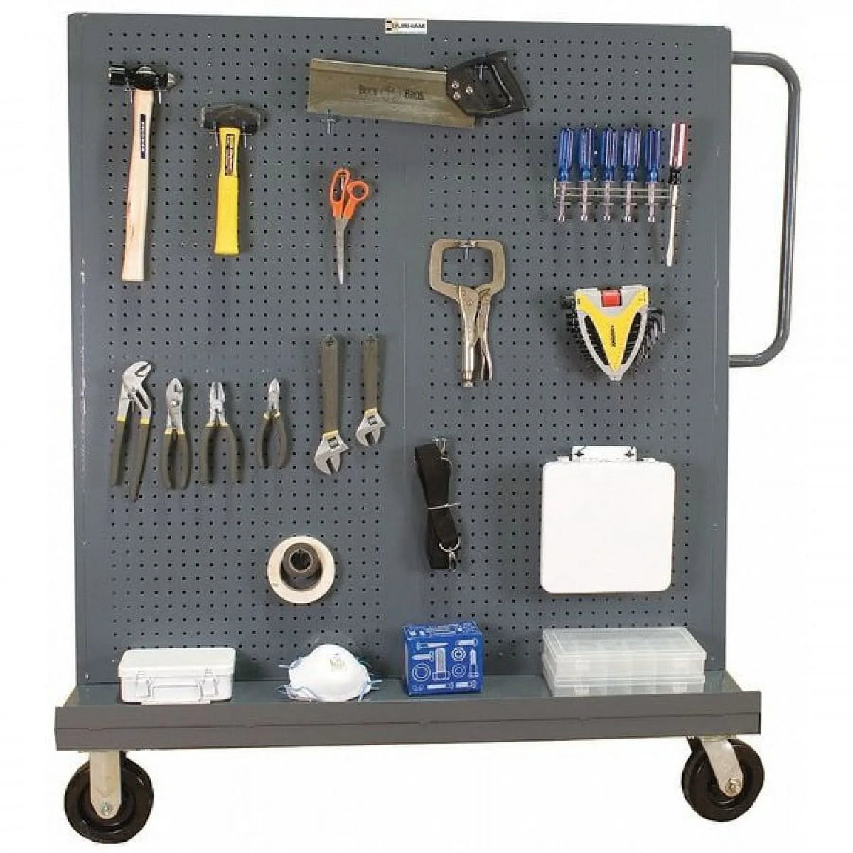 Truck 57 Panels & Side x Louvered A Pegboard AF-3048-PBLP-95 x Either Iron 48 with 30 on & Steel in. Frame Durham