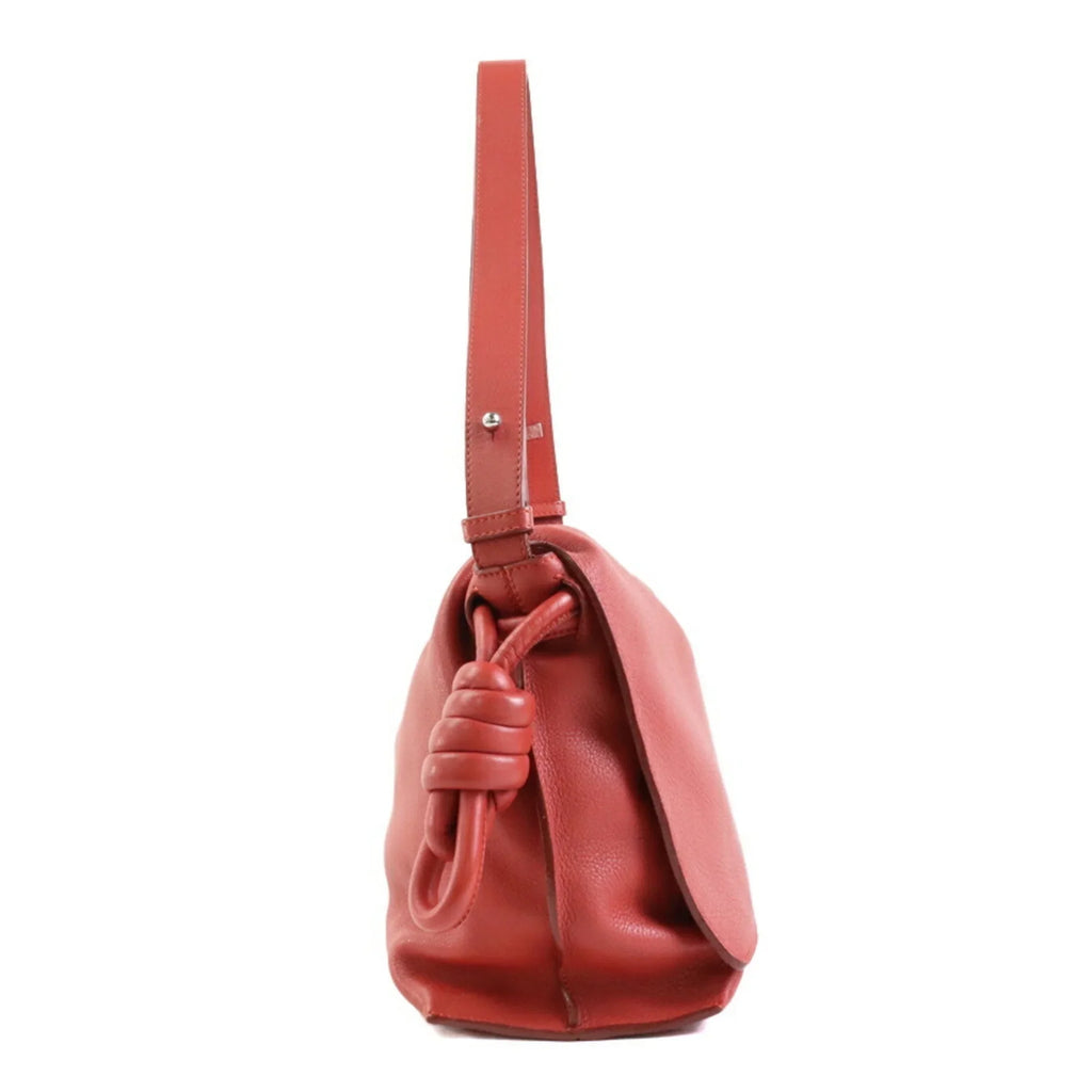 (Good) Leather Women's LOEWE Red Bag Shoulder Pre-Owned Orange