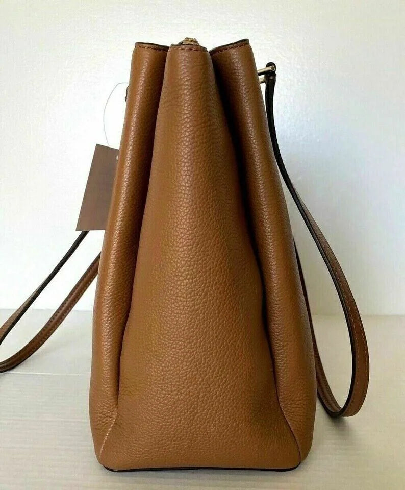 Spade Large Brown Monet $399 Leather WKRU6948 3-Compartment NWT Tote Kate