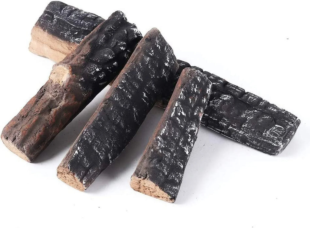 Fire Pits & in Logs. Fireplace of Logs Fireplaces Gas Use Wood Gas Ceramic Set Logs 4pcs