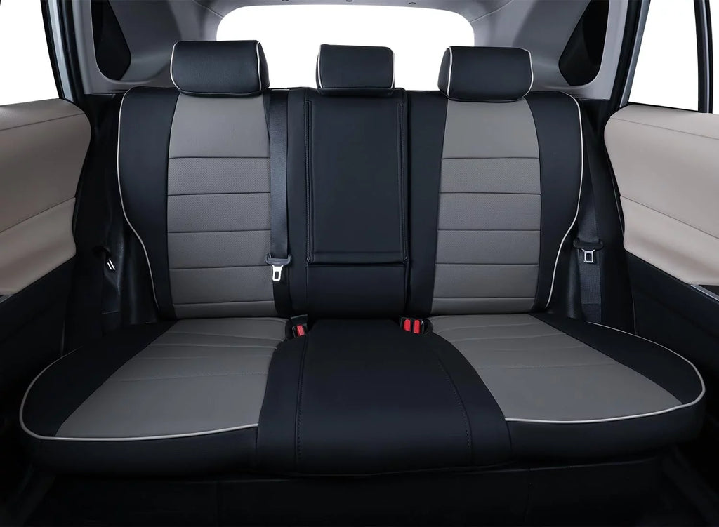 RAV4 (Black/Gray) Seat 2020 SE 2022 for 2021 2023-Full Hybrid Custom Set,Leather Fit Hybrid,XSE 2023 2019 Toyota Car RAV4 EKR Prime,2022 Cover