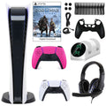 GOW and Kit Console 5 PlayStation Dualsense Accessories Digital Controller Pink Extra with