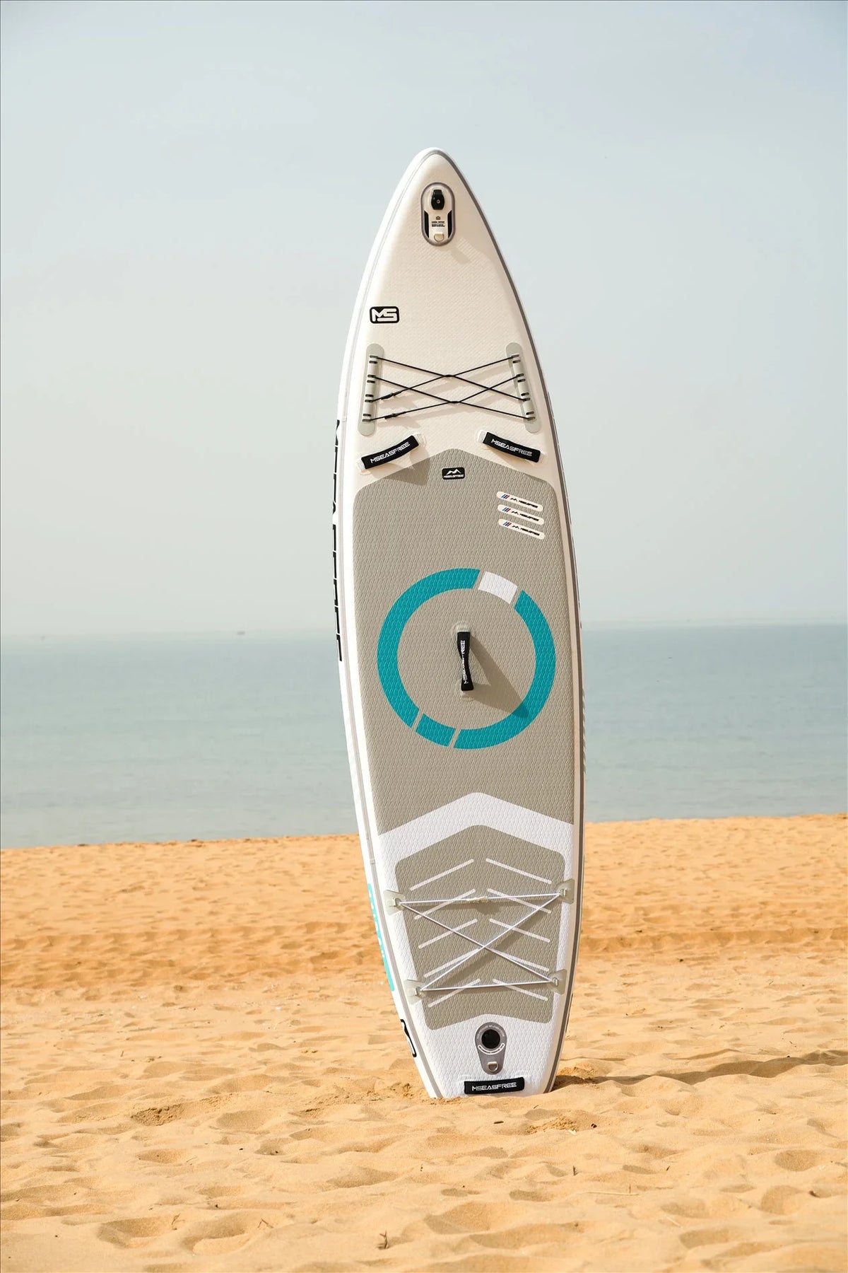Paddle, Premium Stance, Up Youth Paddle Inflatable Leash, Wide SUP Paddling, Non-Slip Board(6In Control, & for Backpack, Deck Bottom Fin Surf Accessories & Stand Adult(White) Thick)with for