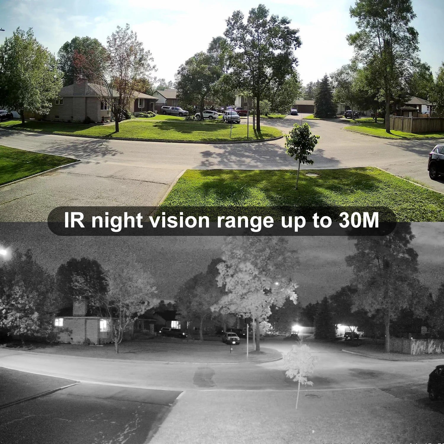 Zoom Human in Vehicle Detection 30M IP66 Camera IR H.265 4X 8MP ANPVIZ Support Distance Camera Built Mic Bullet