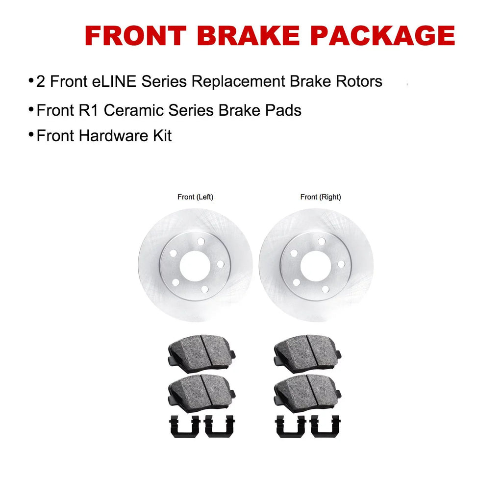 2011-2014 2007-2016 Concepts 200 select: CHRYSLER 39013 R1 Fits Wfwh2 Concepts Rotor Ceramic Line JEEP R1 Brake E PATRIOT, Series With
