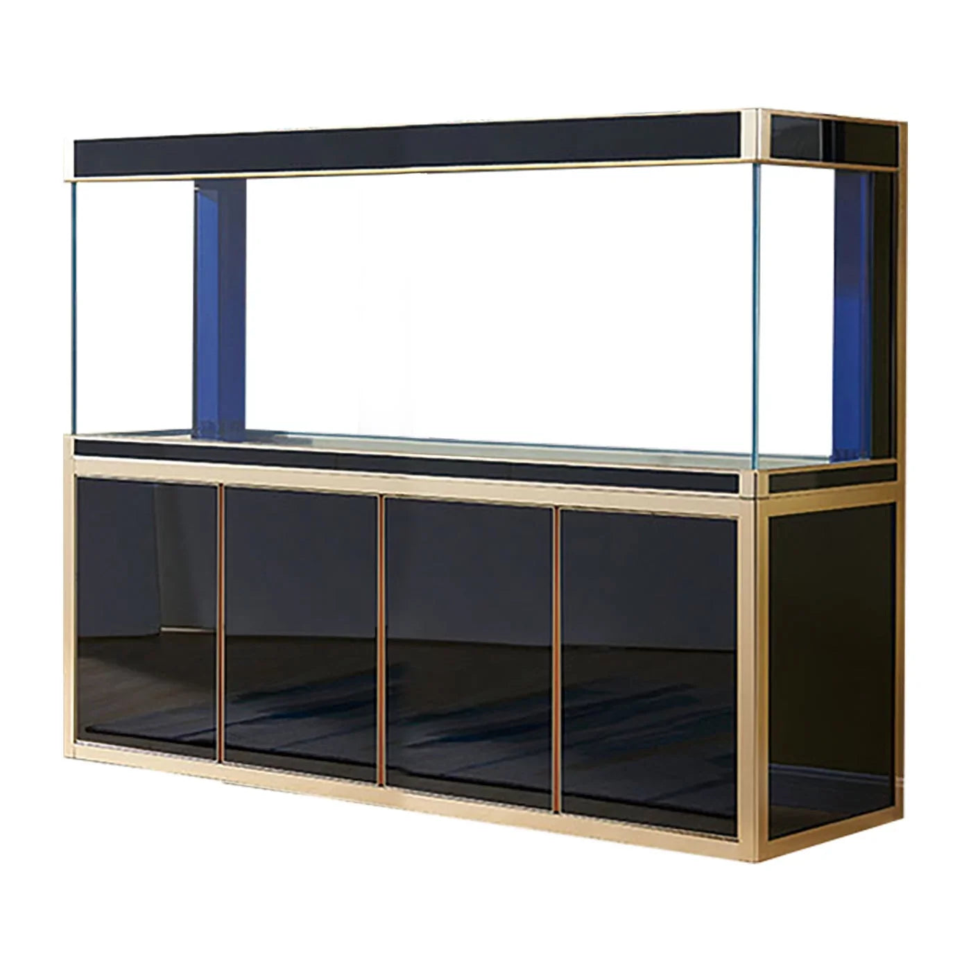 All-in-one Gold Tempered Gallon 250 Aqua Glass Dream and Aquarium Black