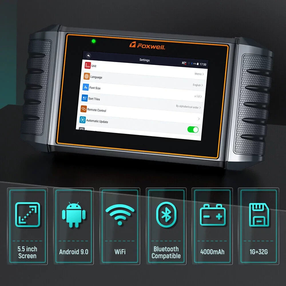 for FOXWELL Reader TPMS Coding Relearn Diagnostic Scanner fit Reset Scan Code Tool Bi-directional NT710 OBD2