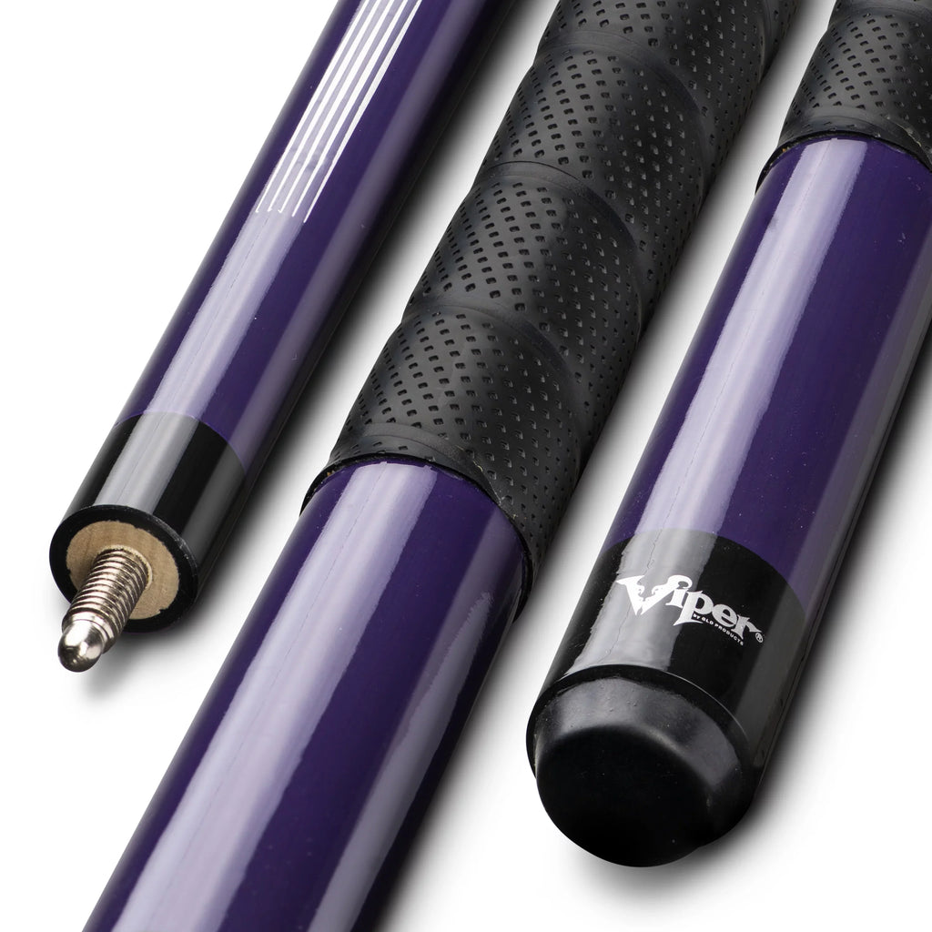 Viper Purple, 20 58" Piece, Ounce 2 Cue, Sure Pro Grip Billiard/Pool
