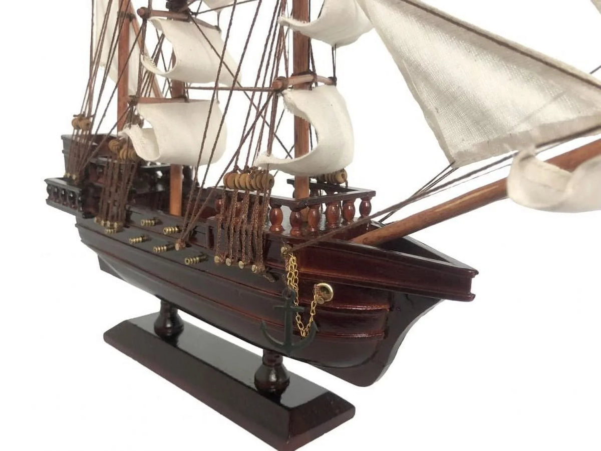 Peter Pan from Model Jolly Pirate 20 Sails Model Roger White Ships Ship Captain Wooden in. Hooks Handcrafted